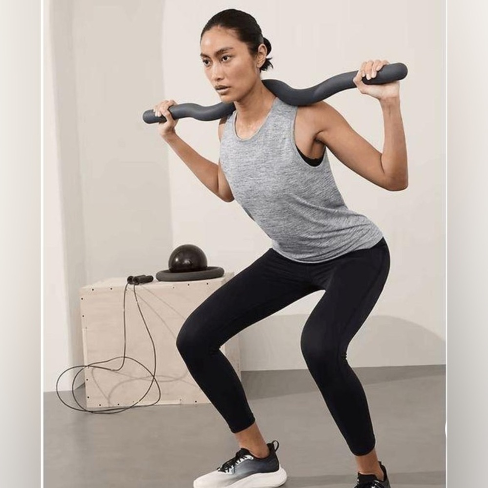 Athleta tank top light gray (S)